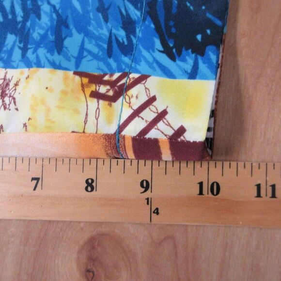 ROBERT GRAHAM Hawaiian Swim Shorts Swim Trunks Size 40 Tropical AOP Board Shorts - Picture 16 of 16